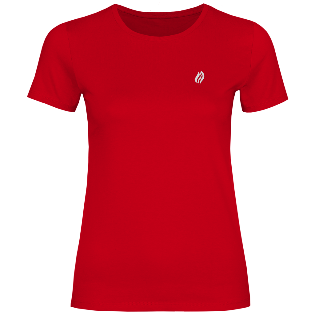 Damen T-Shirt - Flamme Freiwillige Feuerwehr Gelb [Personalisierbar]