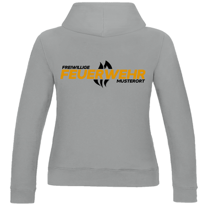 Damen Hoodie - Flamme Freiwillige Feuerwehr Gelb [Personalisierbar]
