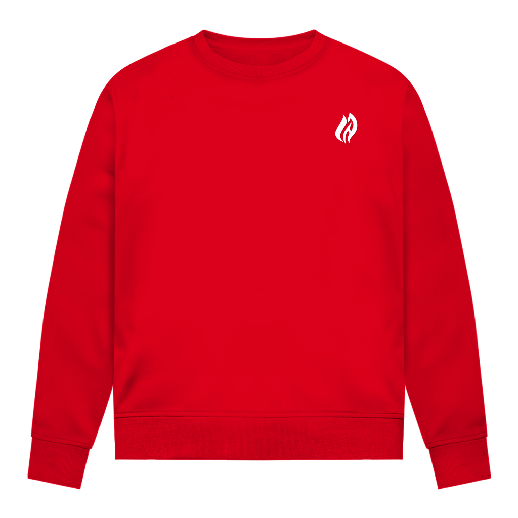 Damen Sweatshirt - Flamme Freiwillige Feuerwehr Gelb [Personalisierbar]
