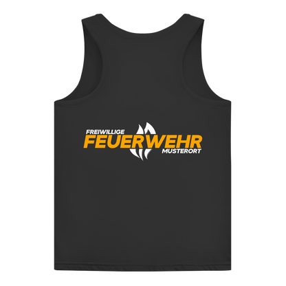 Damen Tank Top - Flamme Freiwillige Feuerwehr Gelb [Personalisierbar]