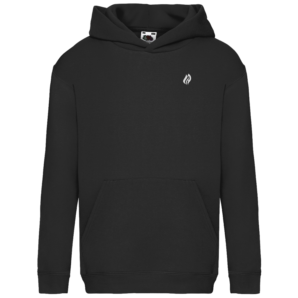 Kinder Hoodie - Flamme Freiwillige Feuerwehr Gelb [Personalisierbar]