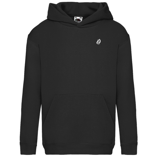 Kinder Hoodie - Flamme Freiwillige Feuerwehr Gelb [Personalisierbar]