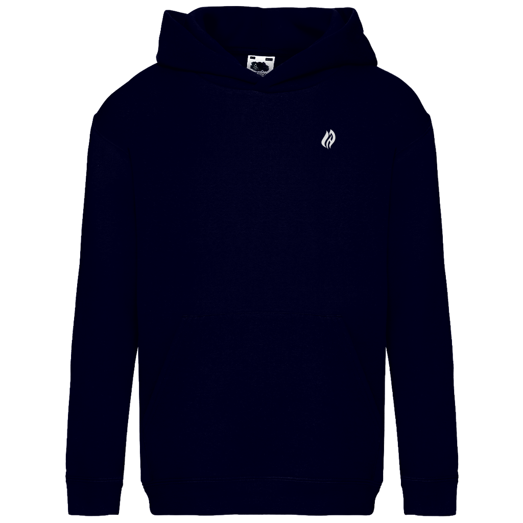 Kinder Hoodie - Flamme Freiwillige Feuerwehr Gelb [Personalisierbar]