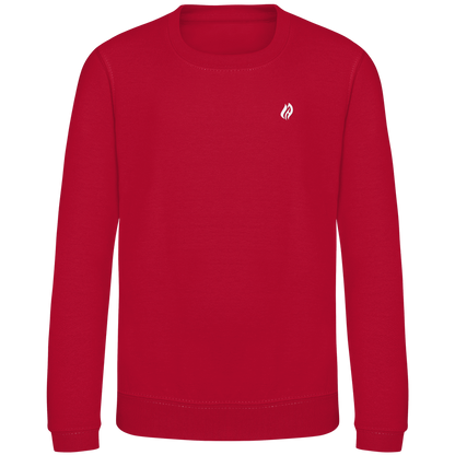 Kinder Sweatshirt - Flamme Freiwillige Feuerwehr Gelb [Personalisierbar]