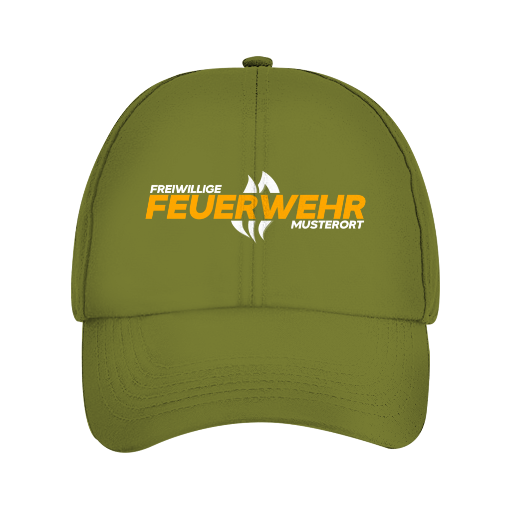 Dad Cap - Flamme Freiwillige Feuerwehr Gelb [Personalisierbar]