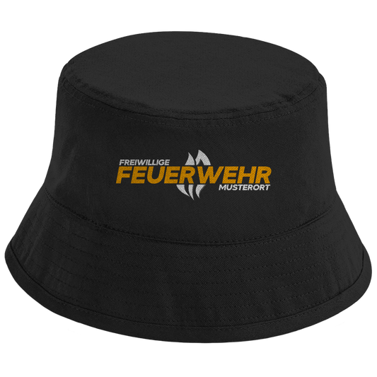 Bucket Hat - Flamme Freiwillige Feuerwehr Gelb [Personalisierbar]