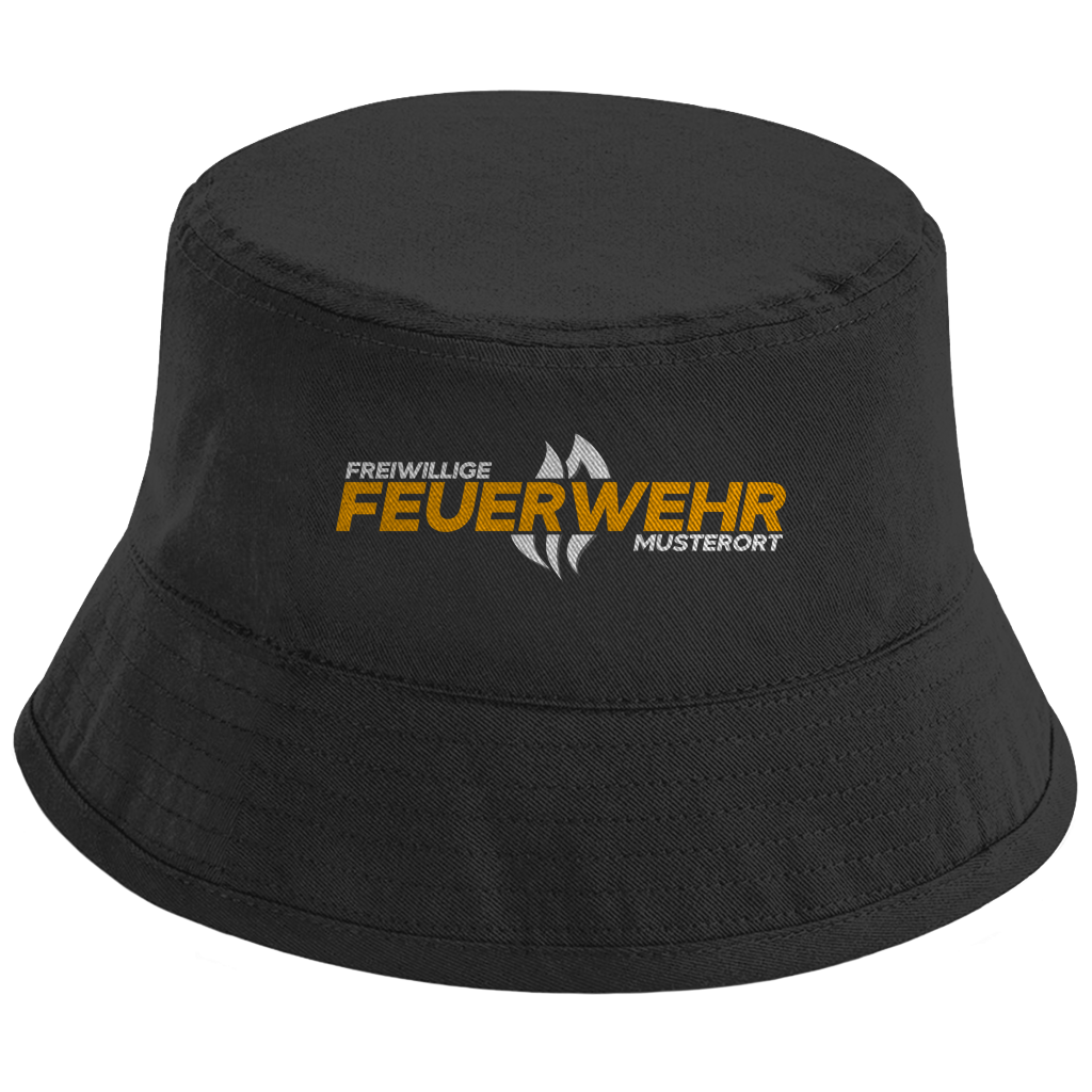 Bucket Hat - Flamme Freiwillige Feuerwehr Gelb [Personalisierbar]