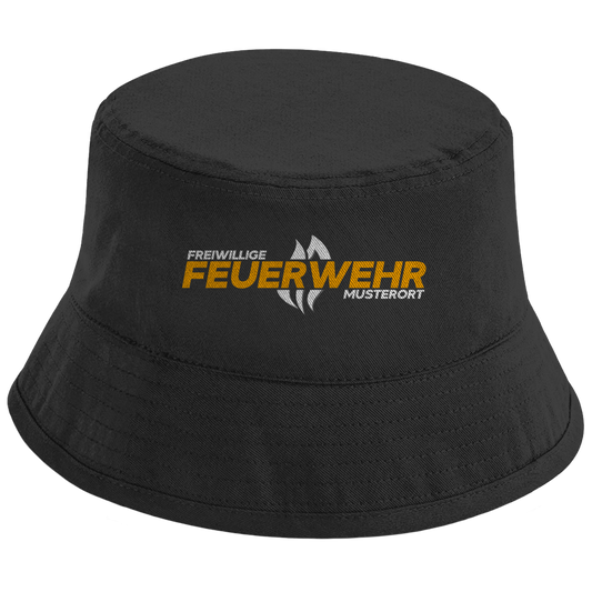 Bucket Hat - Flamme Freiwillige Feuerwehr Gelb [Personalisierbar]