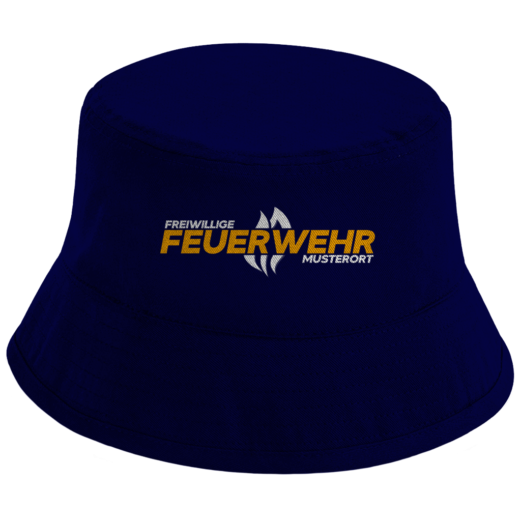 Bucket Hat - Flamme Freiwillige Feuerwehr Gelb [Personalisierbar]