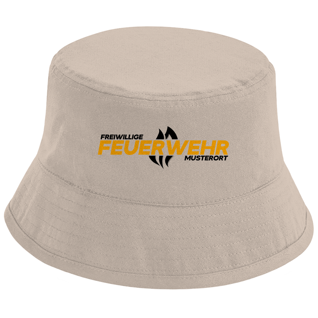 Bucket Hat - Flamme Freiwillige Feuerwehr Gelb [Personalisierbar]