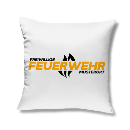 Kopfkissen - Flamme Freiwillige Feuerwehr Gelb [Personalisierbar]