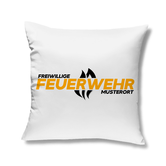 Kopfkissen - Flamme Freiwillige Feuerwehr Gelb [Personalisierbar]