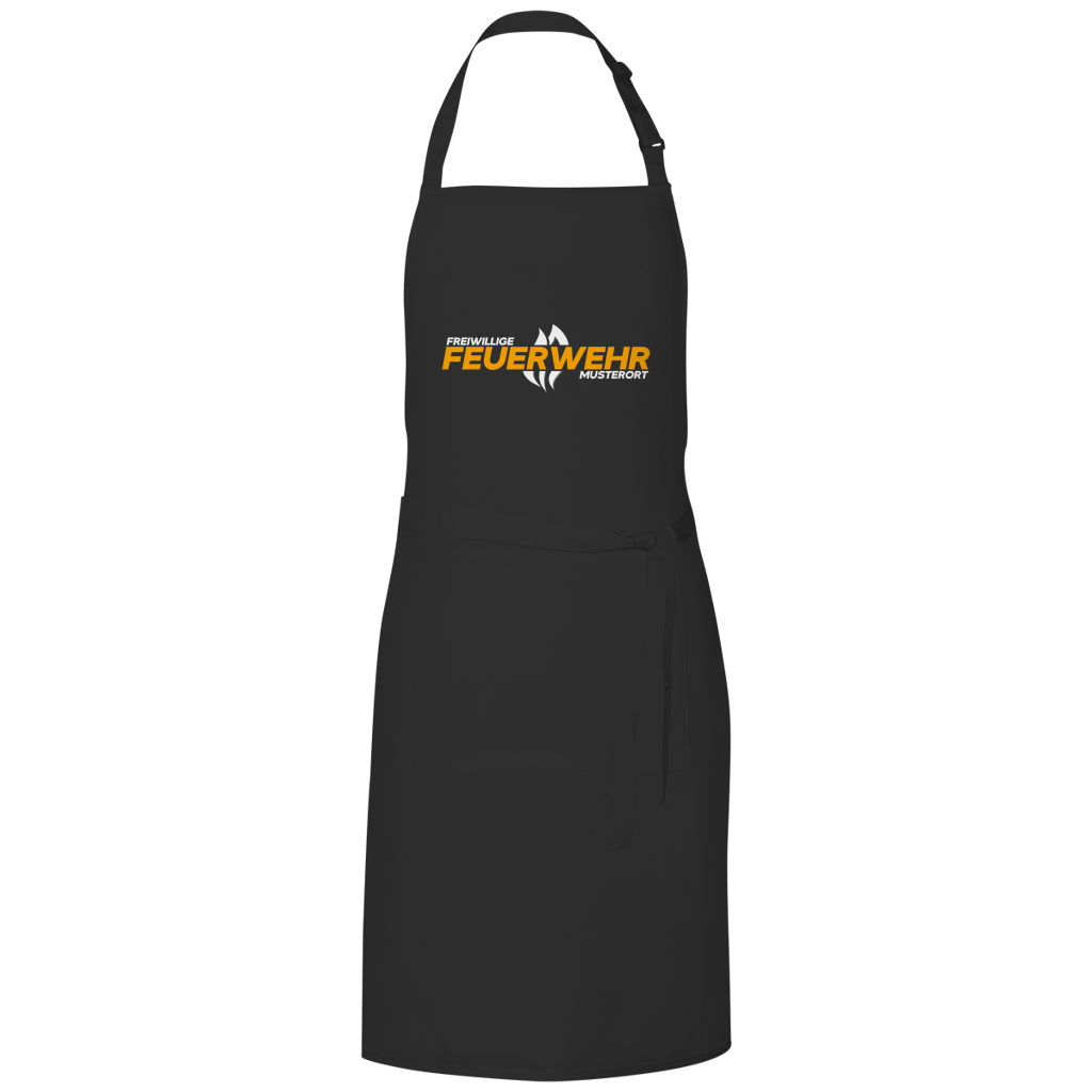 Grillschürze - Flamme Freiwillige Feuerwehr Gelb [Personalisierbar]