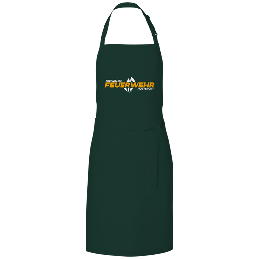 Grillschürze - Flamme Freiwillige Feuerwehr Gelb [Personalisierbar]