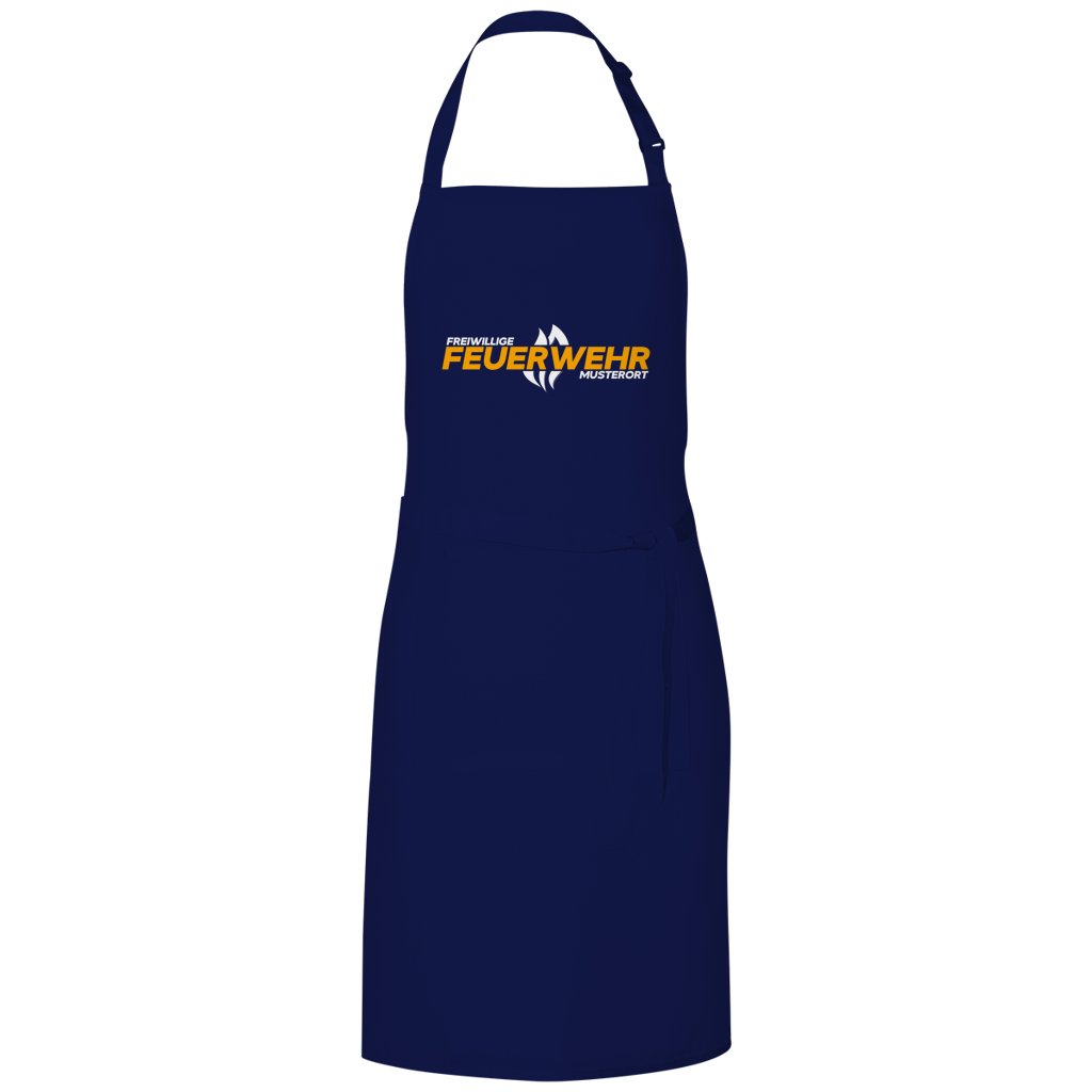 Grillschürze - Flamme Freiwillige Feuerwehr Gelb [Personalisierbar]