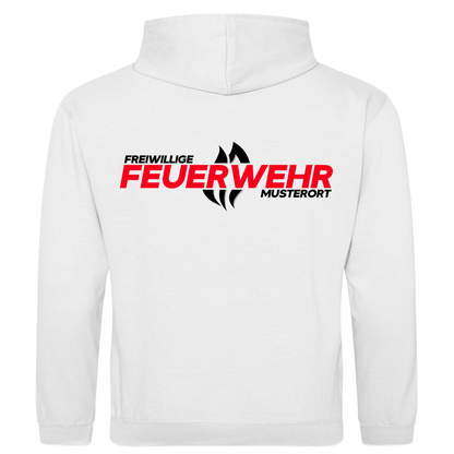 Herren Hoodie - Flamme Freiwillige Feuerwehr Rot [Personalisierbar]