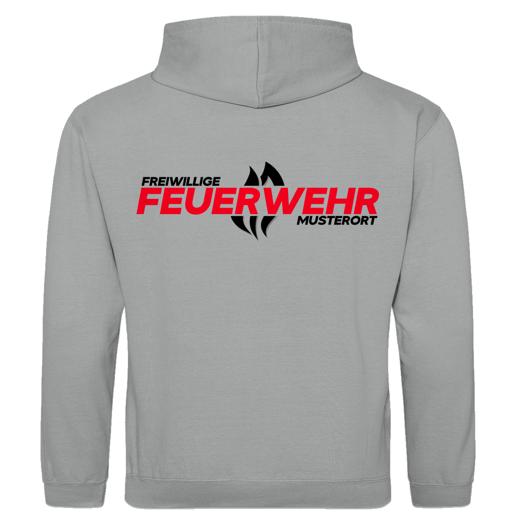 Herren Hoodie - Flamme Freiwillige Feuerwehr Rot [Personalisierbar]