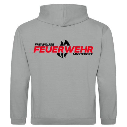 Herren Hoodie - Flamme Freiwillige Feuerwehr Rot [Personalisierbar]