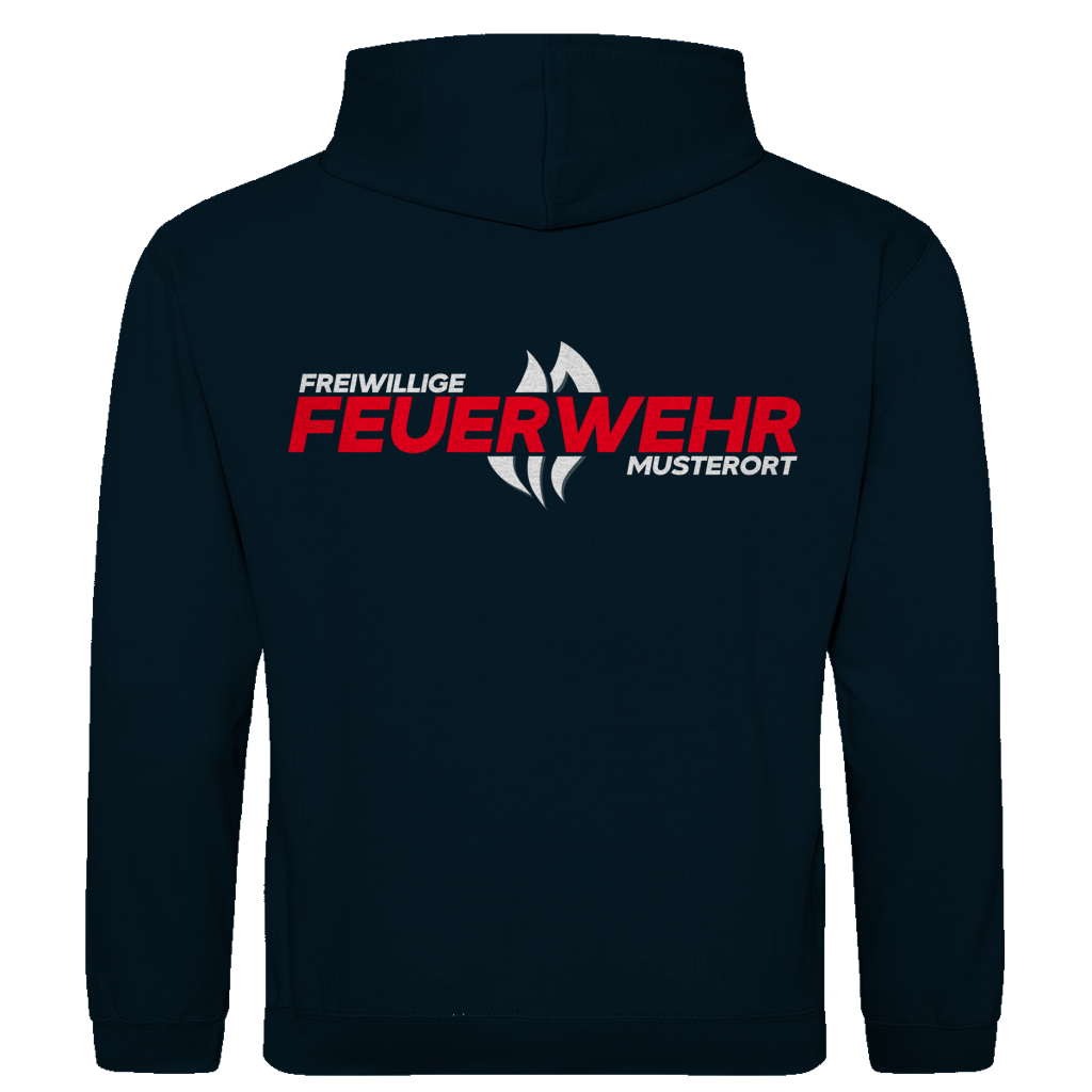 Herren Hoodie - Flamme Freiwillige Feuerwehr Rot [Personalisierbar]