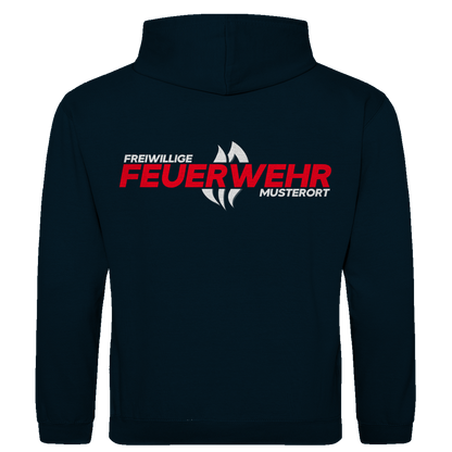Herren Hoodie - Flamme Freiwillige Feuerwehr Rot [Personalisierbar]
