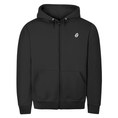 Unisex Zipper Hoodie - Flamme Freiwillige Feuerwehr Rot [Personalisierbar]