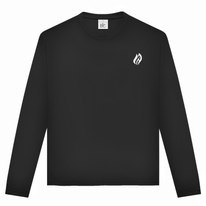 Unisex Langarmshirt - Flamme Freiwillige Feuerwehr Rot [Personalisierbar]