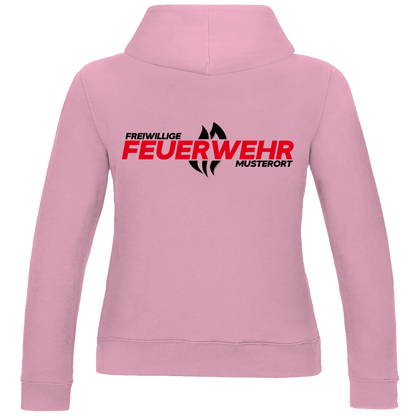 Damen Hoodie - Flamme Freiwillige Feuerwehr Rot [Personalisierbar]