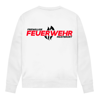 Damen Sweatshirt - Flamme Freiwillige Feuerwehr Rot [Personalisierbar]
