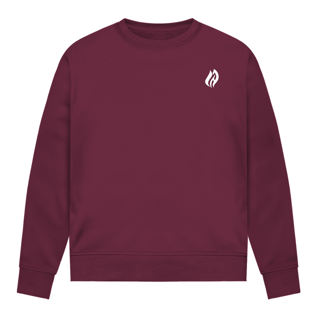 Damen Sweatshirt - Flamme Freiwillige Feuerwehr Rot [Personalisierbar]