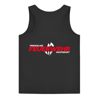 Damen Tank Top - Flamme Freiwillige Feuerwehr Rot [Personalisierbar]