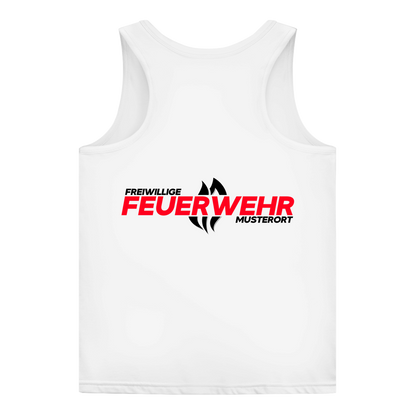 Damen Tank Top - Flamme Freiwillige Feuerwehr Rot [Personalisierbar]