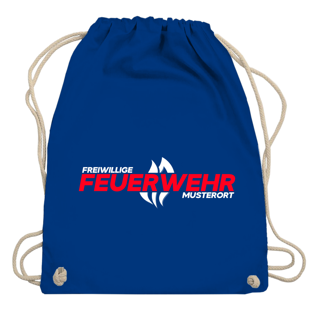 Turnbeutel - Flamme Freiwillige Feuerwehr Rot [Personalisierbar]