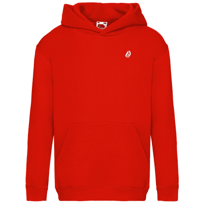 Kinder Hoodie - Flamme Freiwillige Feuerwehr Rot [Personalisierbar]