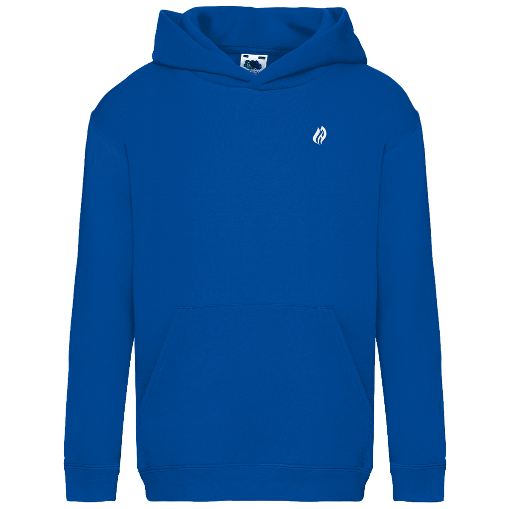 Kinder Hoodie - Flamme Freiwillige Feuerwehr Rot [Personalisierbar]