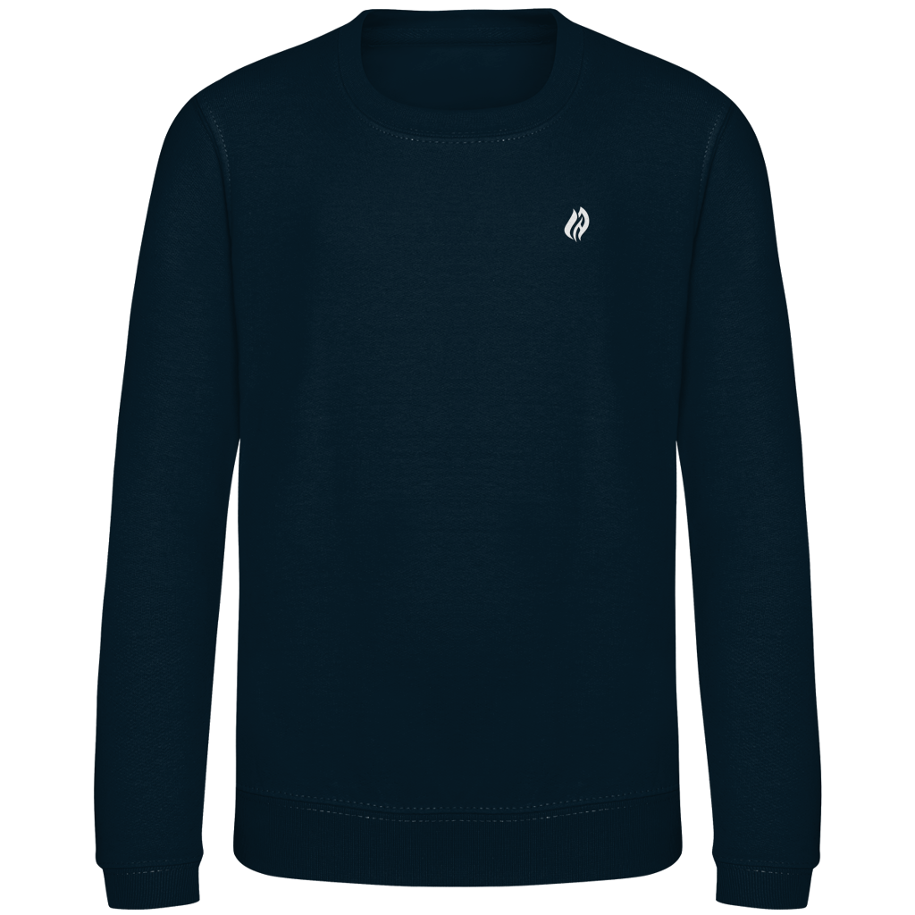 Kinder Sweatshirt - Flamme Freiwillige Feuerwehr Rot [Personalisierbar]