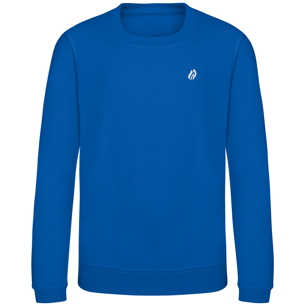 Kinder Sweatshirt - Flamme Freiwillige Feuerwehr Rot [Personalisierbar]