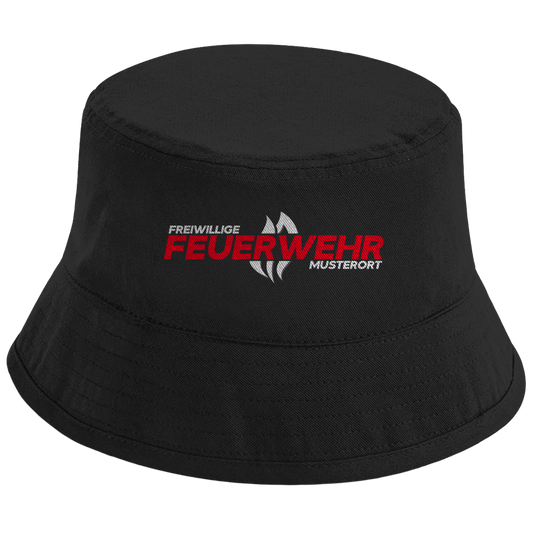 Bucket Hat - Flamme Freiwillige Feuerwehr Rot [Personalisierbar]