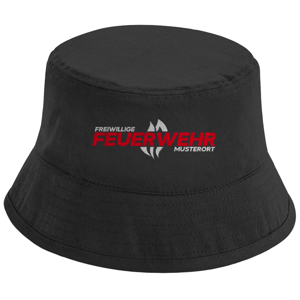 Bucket Hat - Flamme Freiwillige Feuerwehr Rot [Personalisierbar]