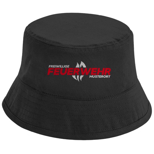 Bucket Hat - Flamme Freiwillige Feuerwehr Rot [Personalisierbar]