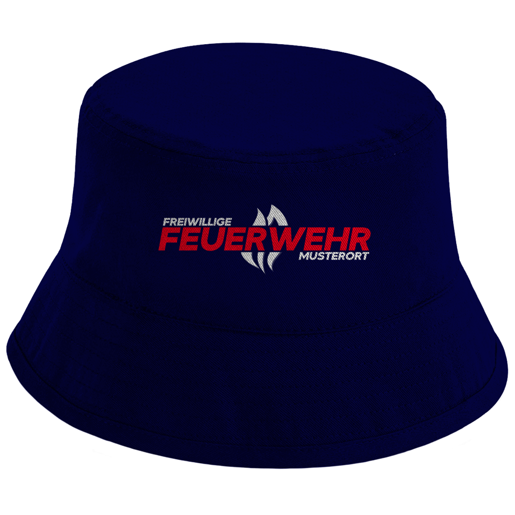 Bucket Hat - Flamme Freiwillige Feuerwehr Rot [Personalisierbar]