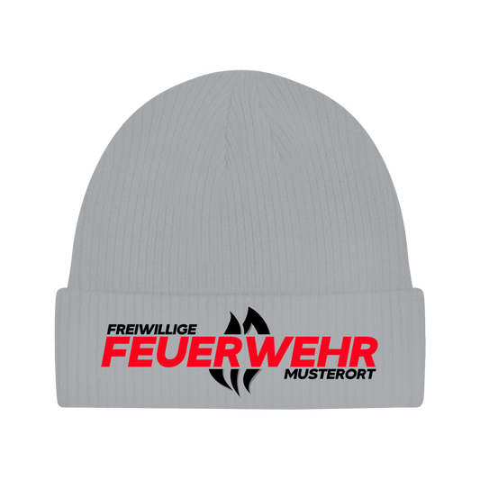 Beanie - Flamme Freiwillige Feuerwehr Rot [Personalisierbar]