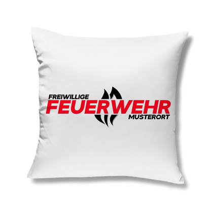 Kopfkissen - Flamme Freiwillige Feuerwehr Rot [Personalisierbar]
