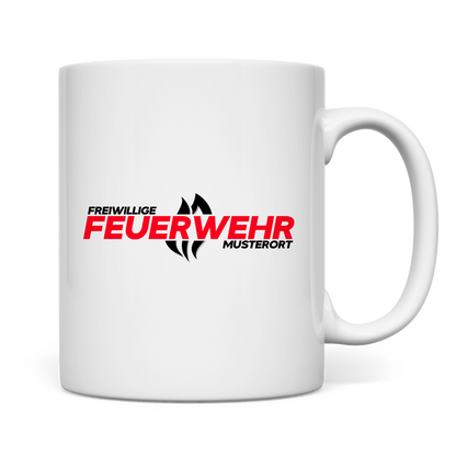 Tasse - Flamme Freiwillige Feuerwehr Rot [Personalisierbar]