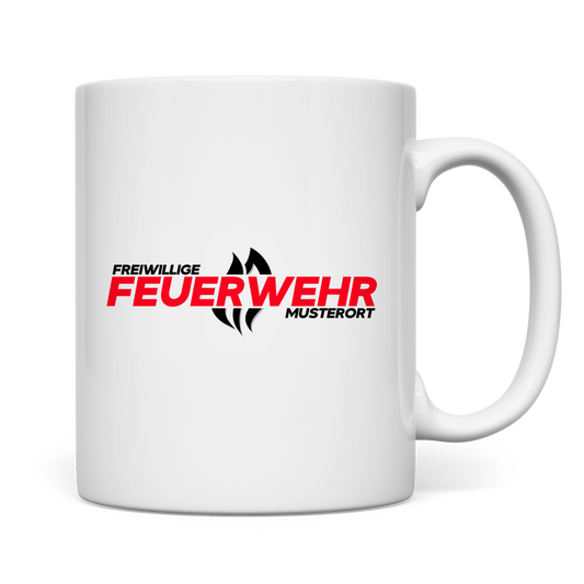 Tasse - Flamme Freiwillige Feuerwehr Rot [Personalisierbar]