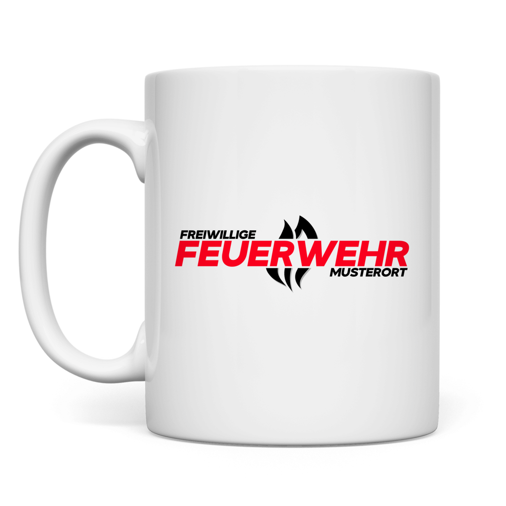 Tasse - Flamme Freiwillige Feuerwehr Rot [Personalisierbar]