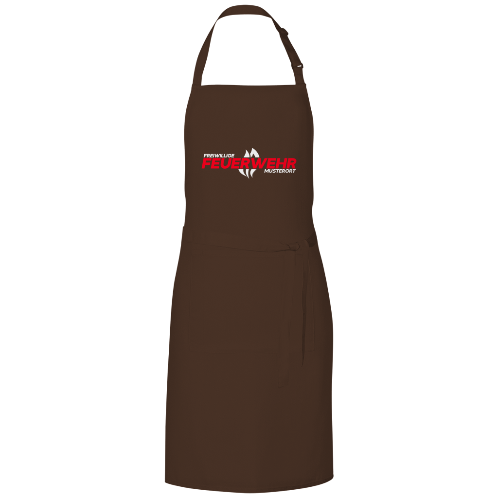 Grillschürze - Flamme Freiwillige Feuerwehr Rot [Personalisierbar]