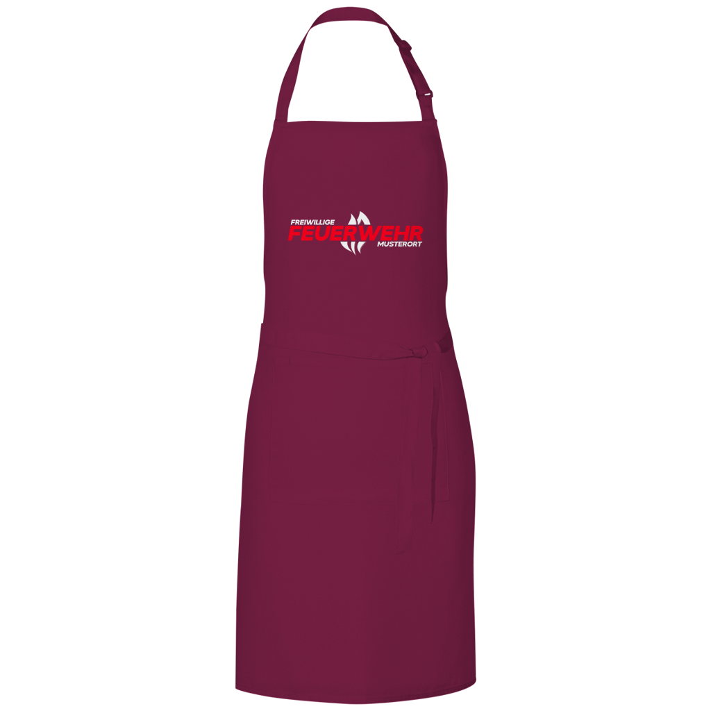 Grillschürze - Flamme Freiwillige Feuerwehr Rot [Personalisierbar]