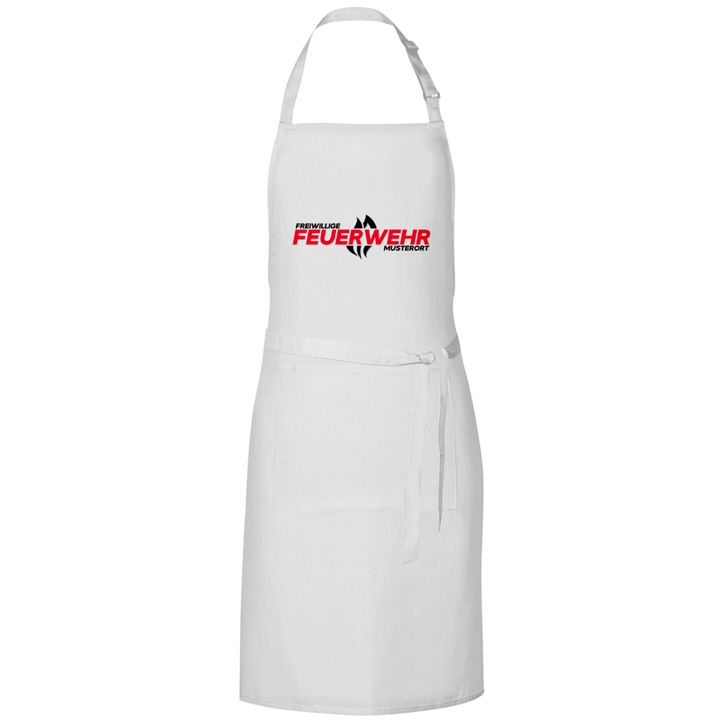 Grillschürze - Flamme Freiwillige Feuerwehr Rot [Personalisierbar]
