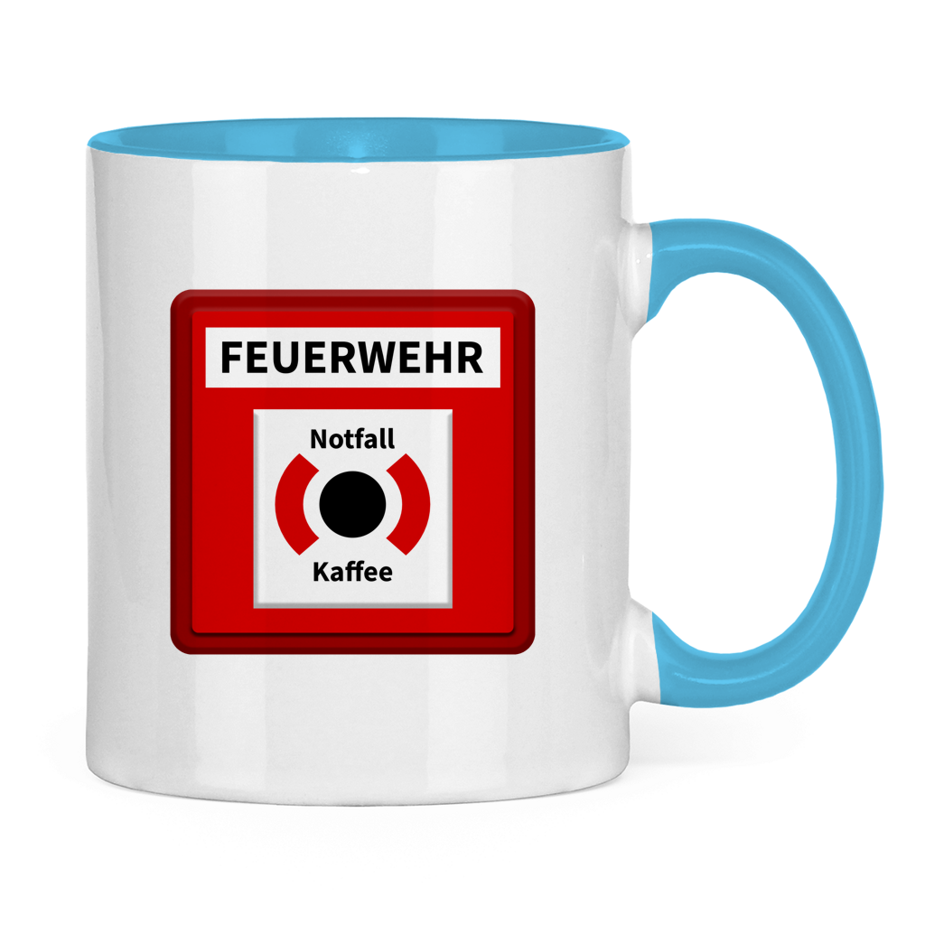 Tasse zweifarbig - Brandmelder