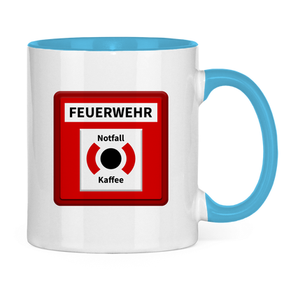 Tasse zweifarbig - Brandmelder